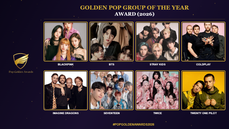Golden Pop Group of the Year Award (2026) Nominees