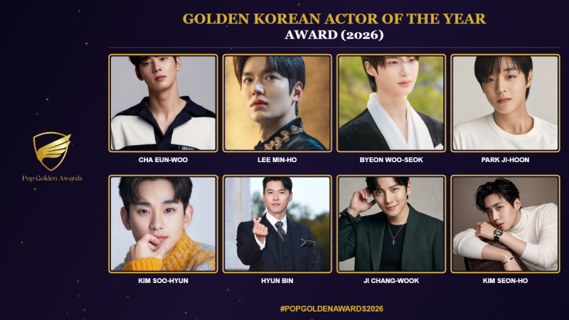 Golden Korean Actor of the Year Award (2026) Nominees