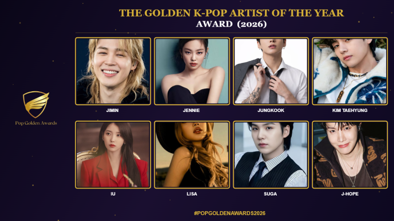 The Golden K-Pop Artist of the Year Award (2026) Nominees