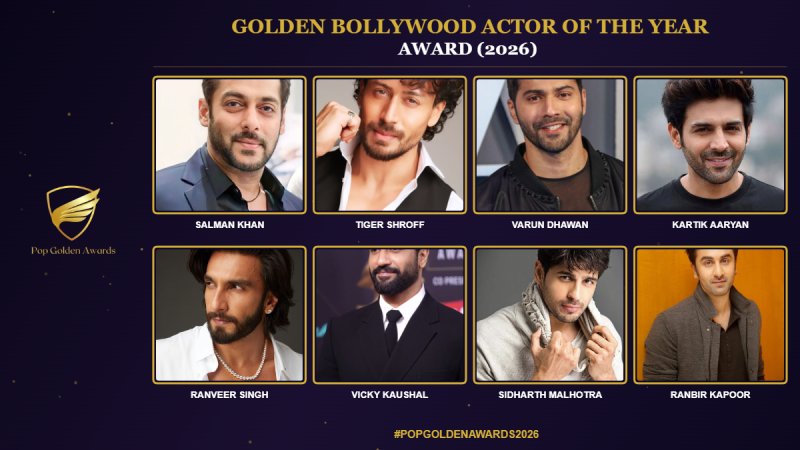 Golden Bollywood Actor of the Year Award (2026) Nominees
